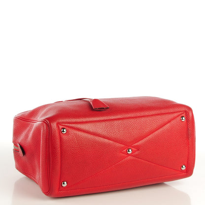 Hermes Taurillon Clemence Victoria II 35 Rouge Casaque 11 of 15