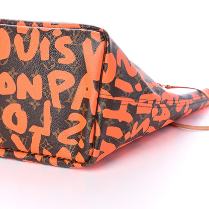 Louis Vuitton Monogram Graffiti Neverfull GM Orange 9 of 9