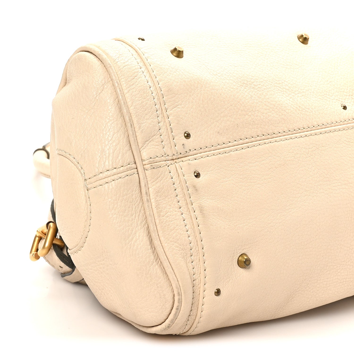 Chloe Calfskin Medium Paddington Satchel Ivory 9 of 11