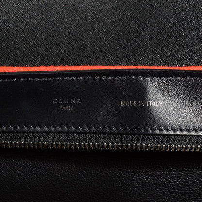 Celine Calfskin Wool Medium Trapeze Multicolor 6 of 9