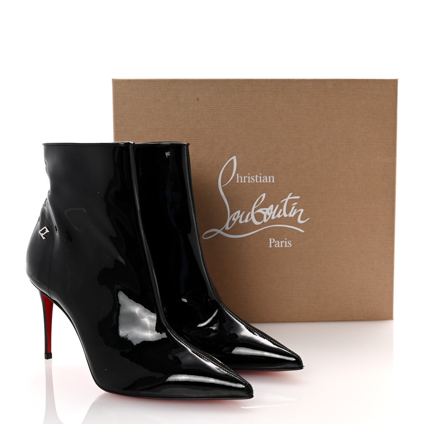 Patent Sporty Kate Booty 85 Ankle Boots 39.5 Black