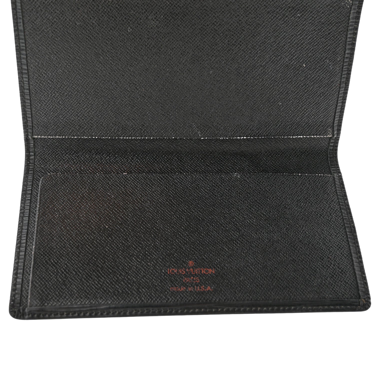 Louis Vuitton Epi Checkbook Cover Black 5 of 12