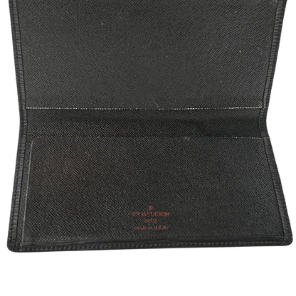Louis Vuitton Epi Checkbook Cover Black 5 of 12