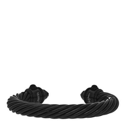 David Yurman Aluminum 10mm Renaissance Cable Bracelet Black 2 of 4