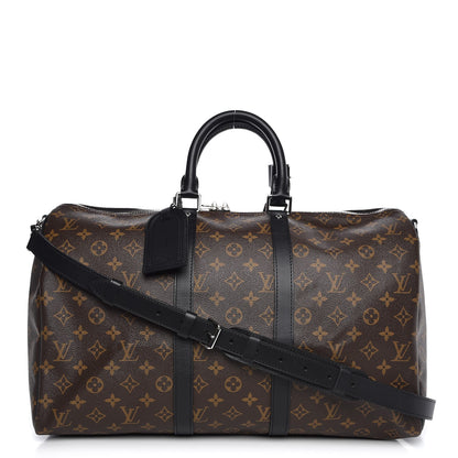 Louis Vuitton Monogram Macassar Keepall Bandouliere 45 1 of 8