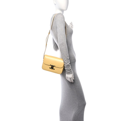 Celine Shiny Calfskin Medium Triomphe Pollen 2 of 11