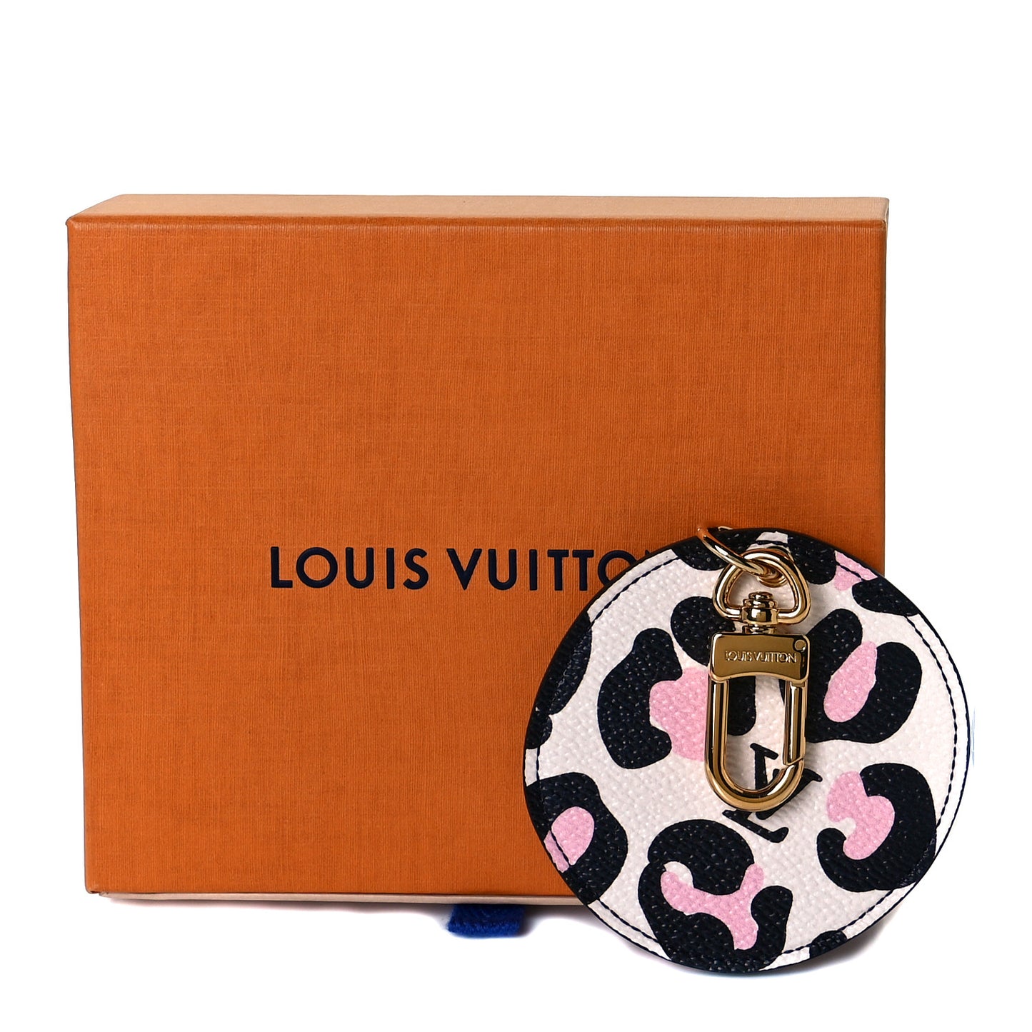 Monogram Wild At Heart Illustre Bag Charm Key Ring Black