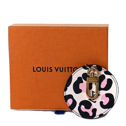 Louis Vuitton Monogram Wild At Heart Illustre Bag Charm Key Ring Black 4 of 4
