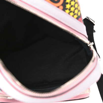 Gucci GG Supreme Monogram Psychedelic Small Day Backpack Black Multicolor Sugar Pink 6 of 10