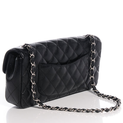 Chanel Caviar East West Flap Bag Black 3 of 9
