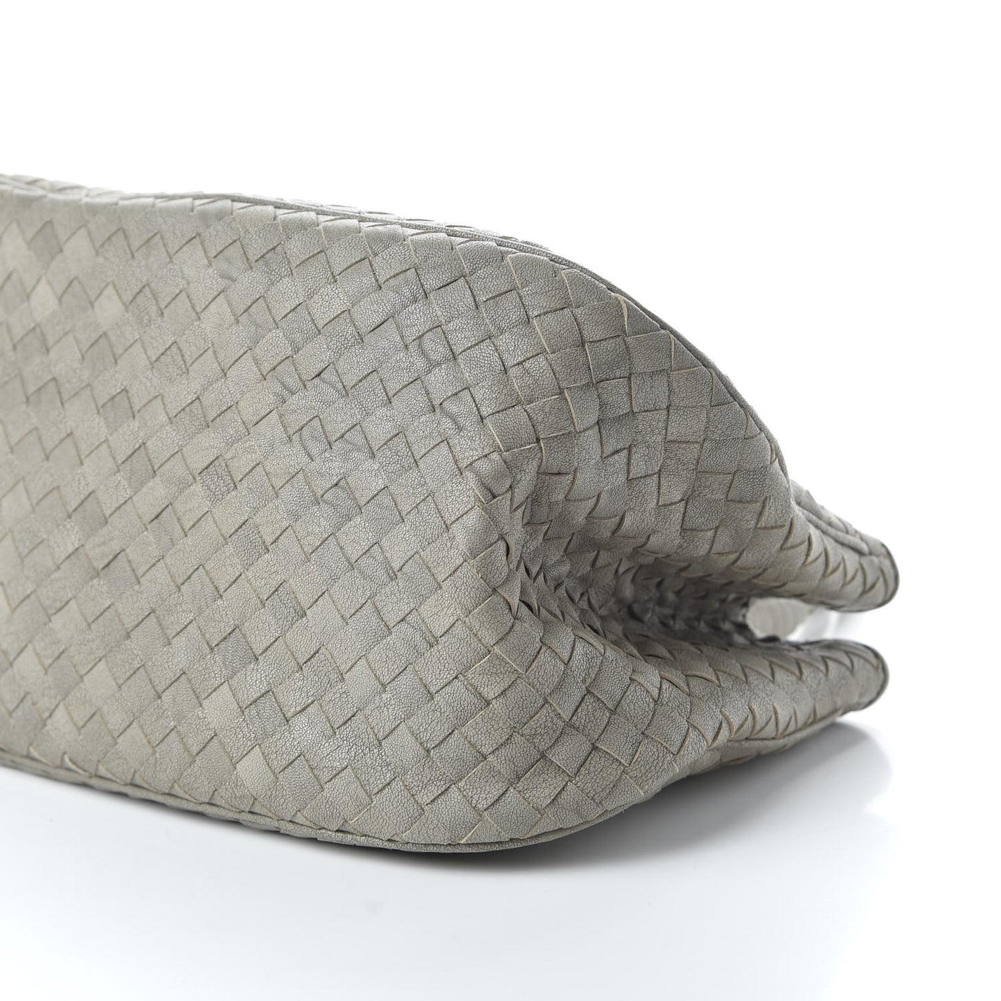 Nappa Intrecciato Woven Tote Fume Cement