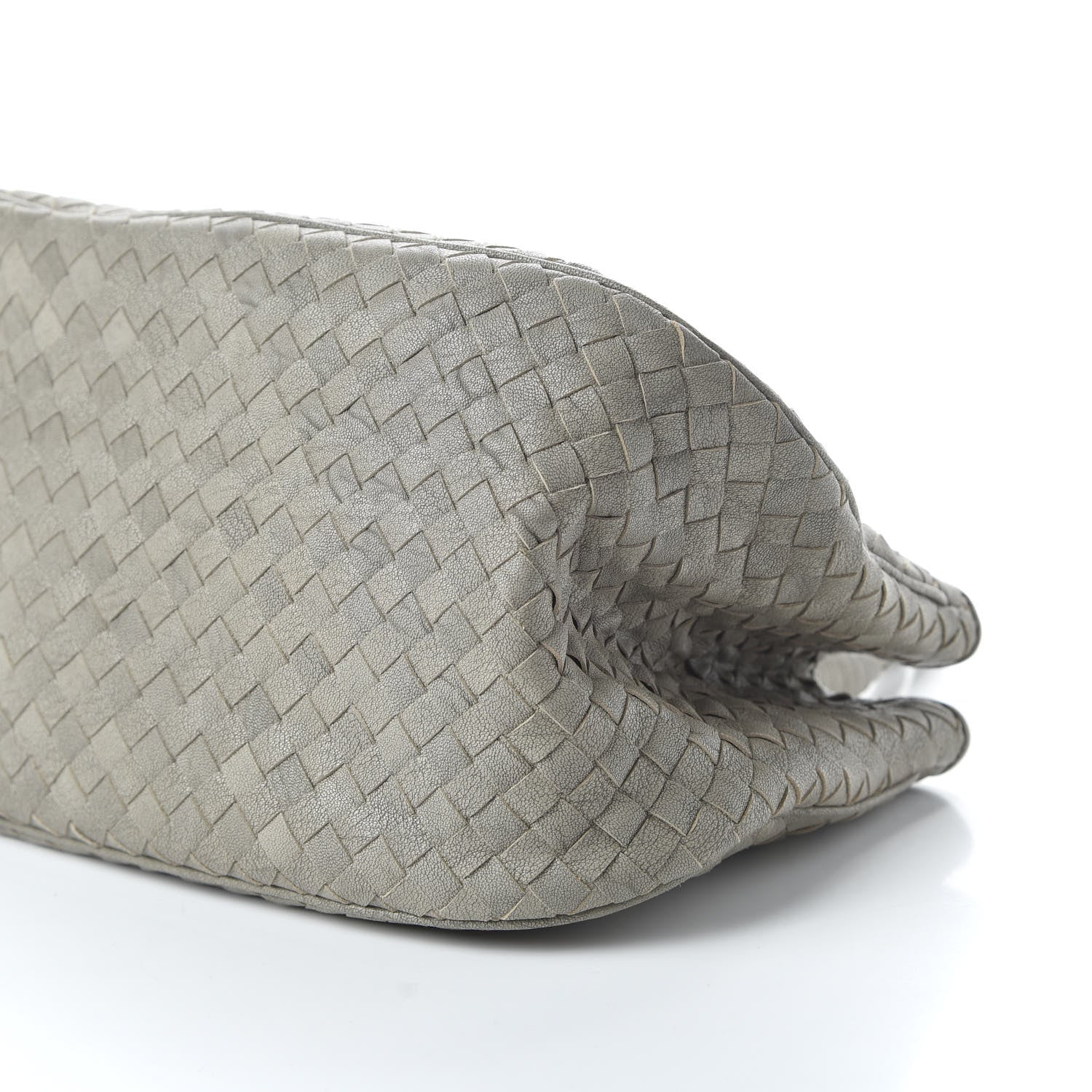 Bottega Veneta Nappa Intrecciato Woven Tote Fume Cement 7 of 9