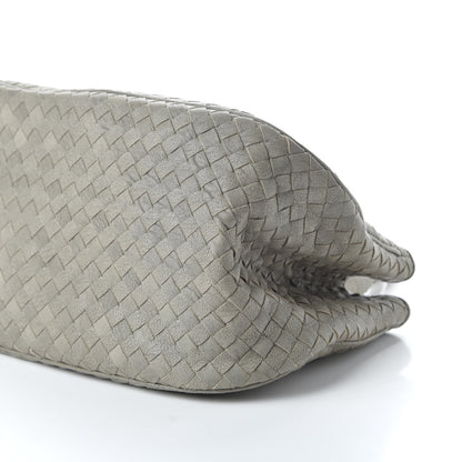 Bottega Veneta Nappa Intrecciato Woven Tote Fume Cement 7 of 9