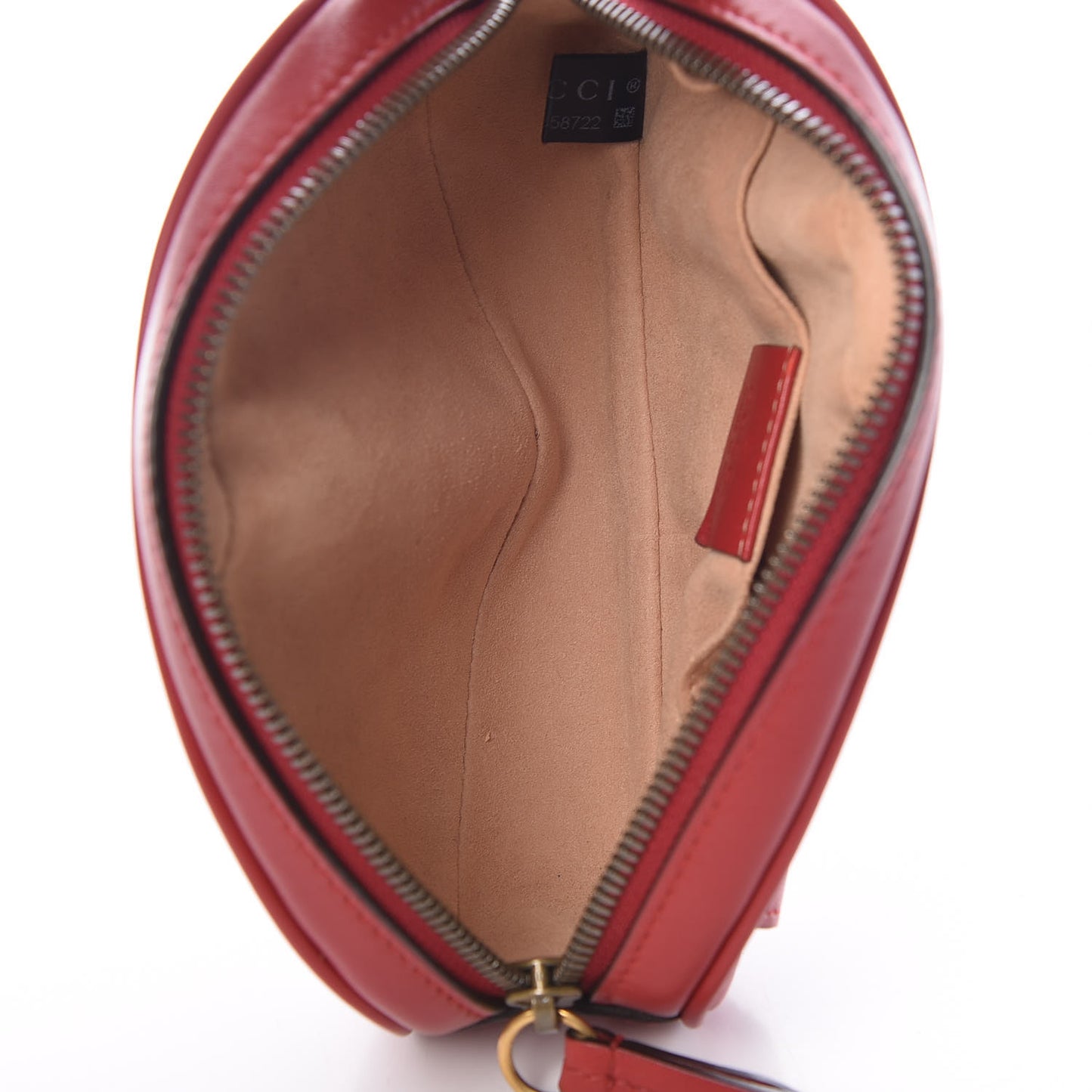 Calfskin Matelasse GG Marmont Belt Bag 95 38 Hibiscus Red