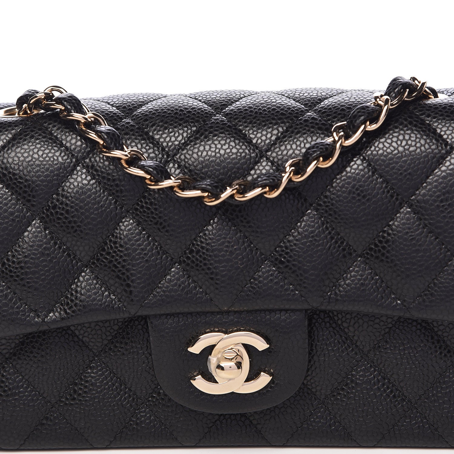 Chanel Caviar Quilted Mini Rectangular Flap Black 8 of 11