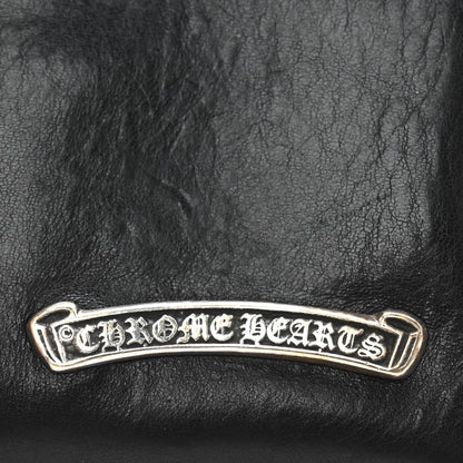 Chrome Hearts Lambskin Cross Patch Zip Card Holder Wallet Black 6 of 8