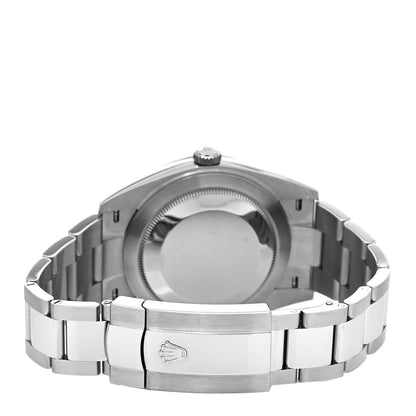 Rolex Stainless Steel 41mm Oyster Perpetual Datejust Watch Black 126300 3 of 4