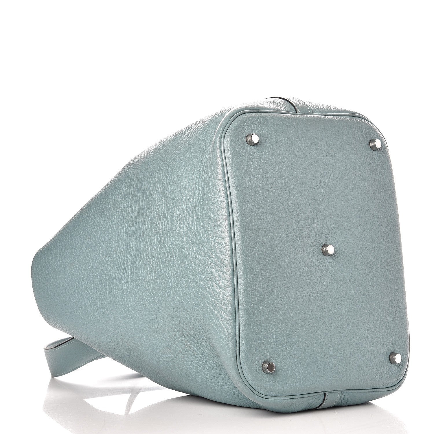 Hermes Taurillon Clemence Picotin 26 GM Ciel 4 of 6