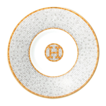 Hermes Porcelain Mosaique au 24 Coffee Cup and Saucer Set of 2 6 of 7