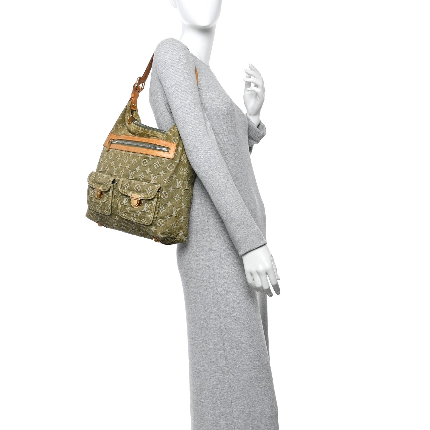 Louis Vuitton Denim Baggy GM Lichen 2 of 9