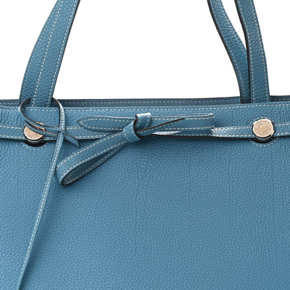 Hermes Togo Cabana Tote Blue Jean 8 of 12