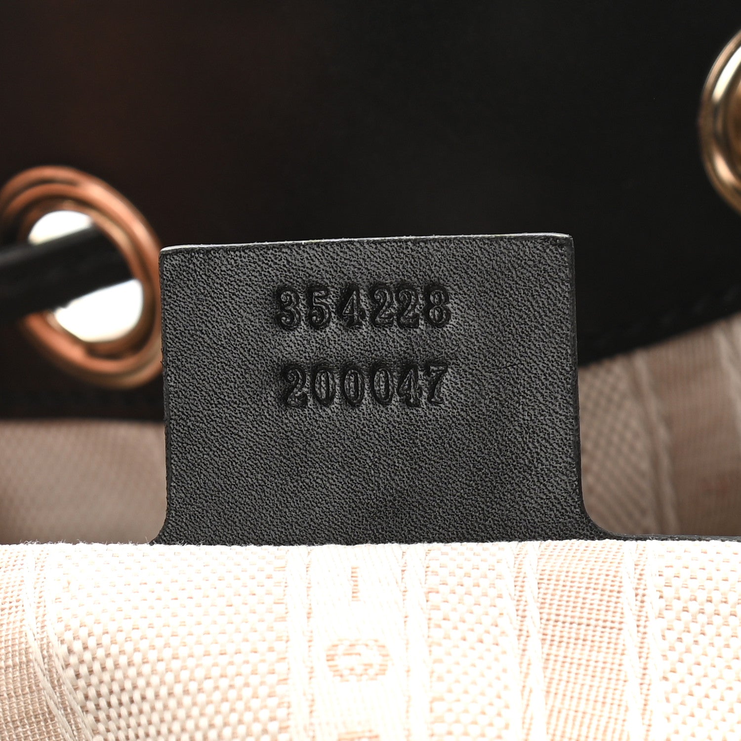 Gucci Bright Diamante Medium Bucket Bag Black 6 of 9