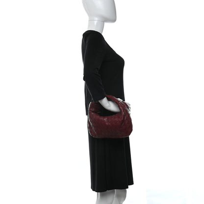 Bottega Veneta Nappa Intrecciato Mini Jodie Burgundy 2 of 10