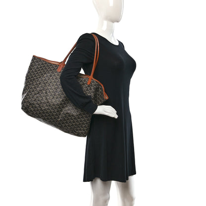 Goyard Goyardine Saint Louis GM Black Gold 2 of 20