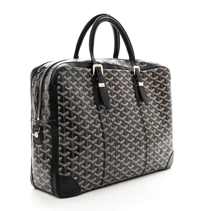 Goyard Goyardine Ambassade MM Briefcase Black 2 of 8