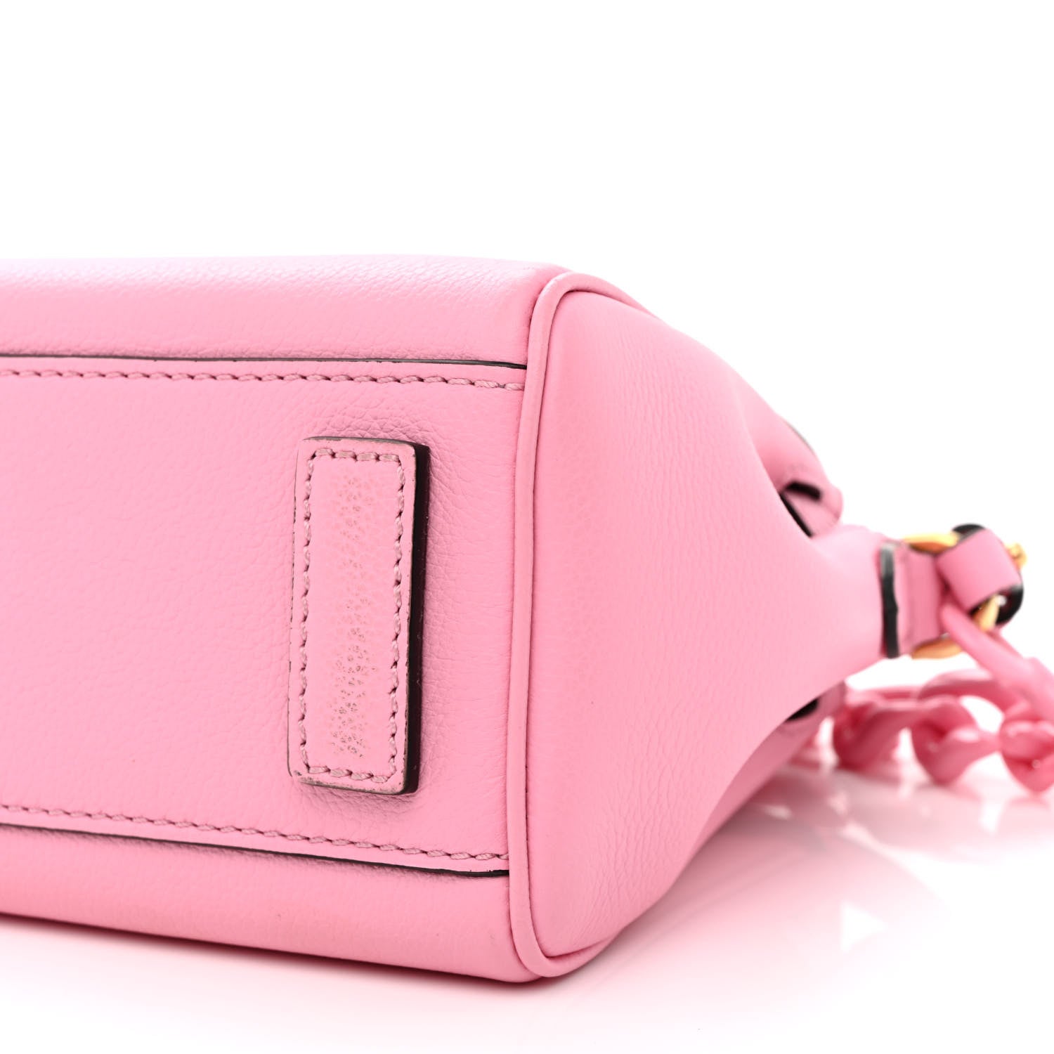 Versace Grained Calfskin Small La Medusa Top Handle Bag Pink 10 of 11