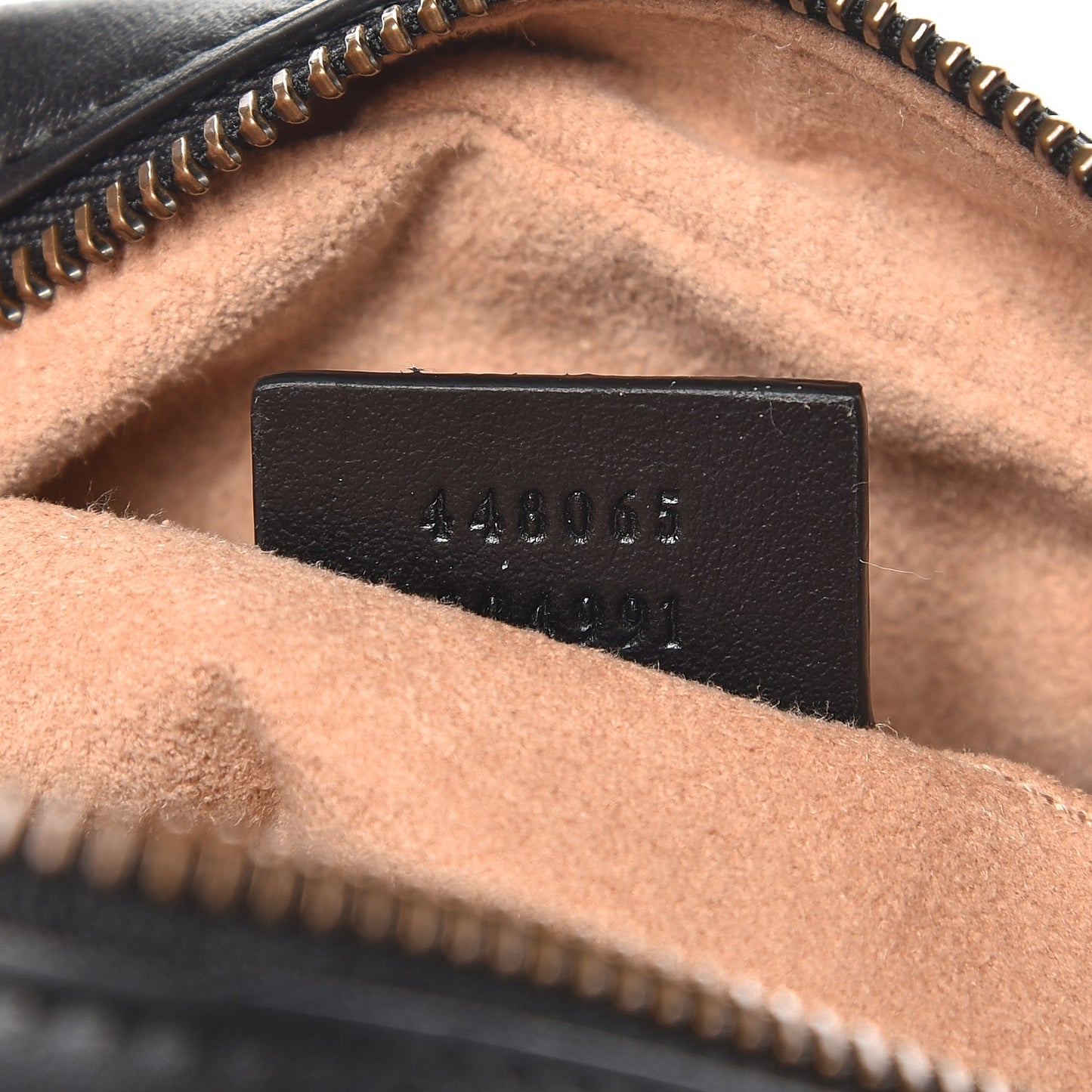 Calfskin Matelasse Mini GG Marmont Chain Shoulder Bag Black