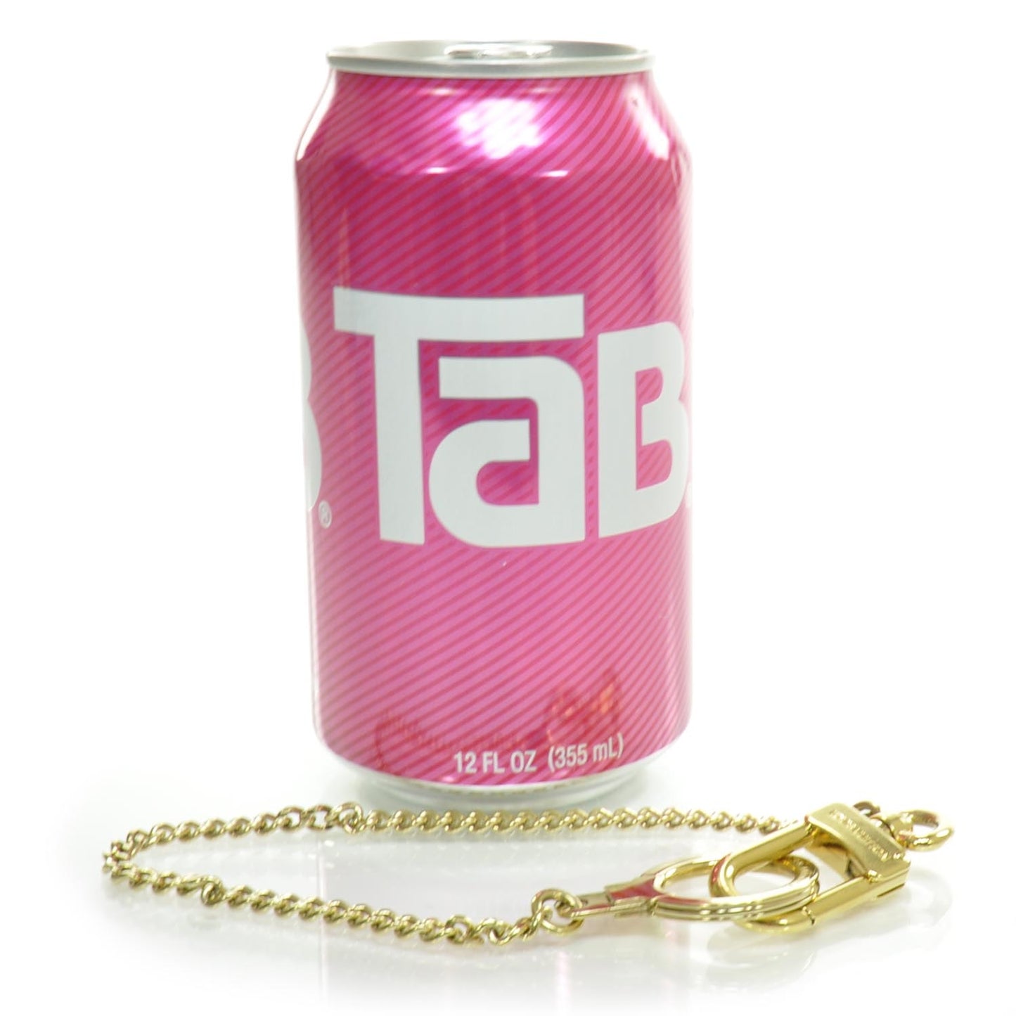 Metal Pochette Extender Key Ring Chain Gold