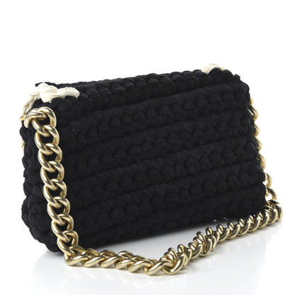 Chanel Crochet Fancy Single Flap Black 3 of 10