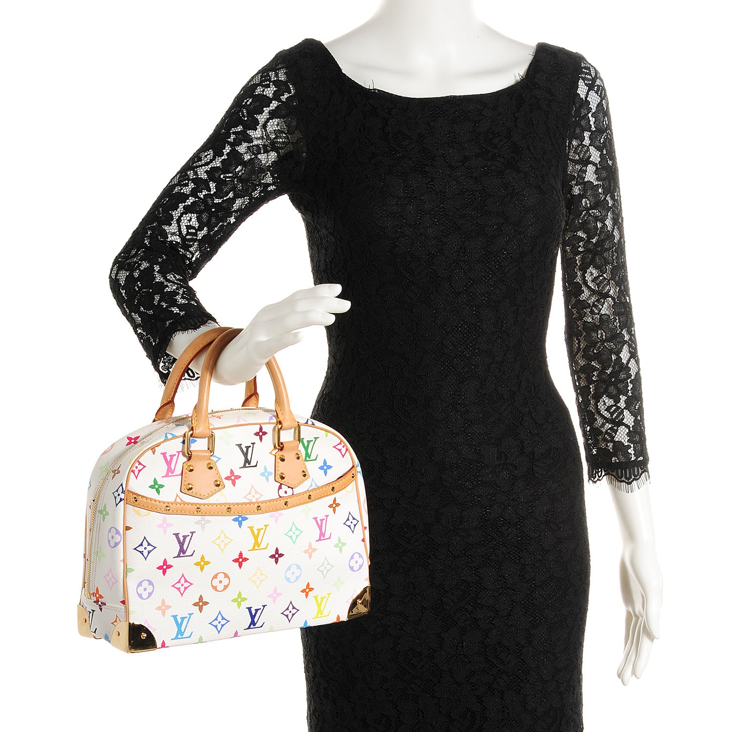 Louis Vuitton Monogram Multicolor Trouville White 2 of 7