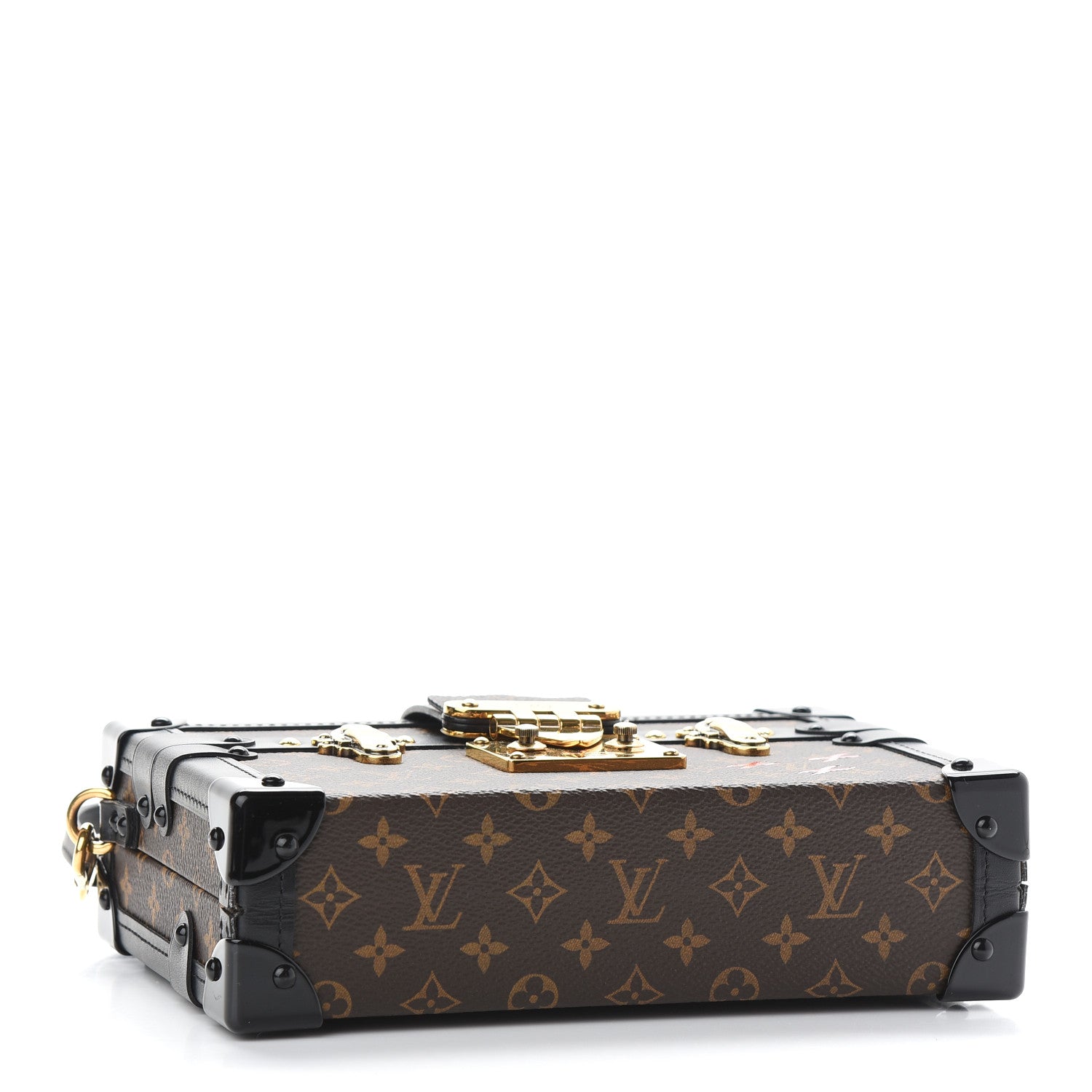 Louis Vuitton Monogram Petite Malle Black 4 of 8