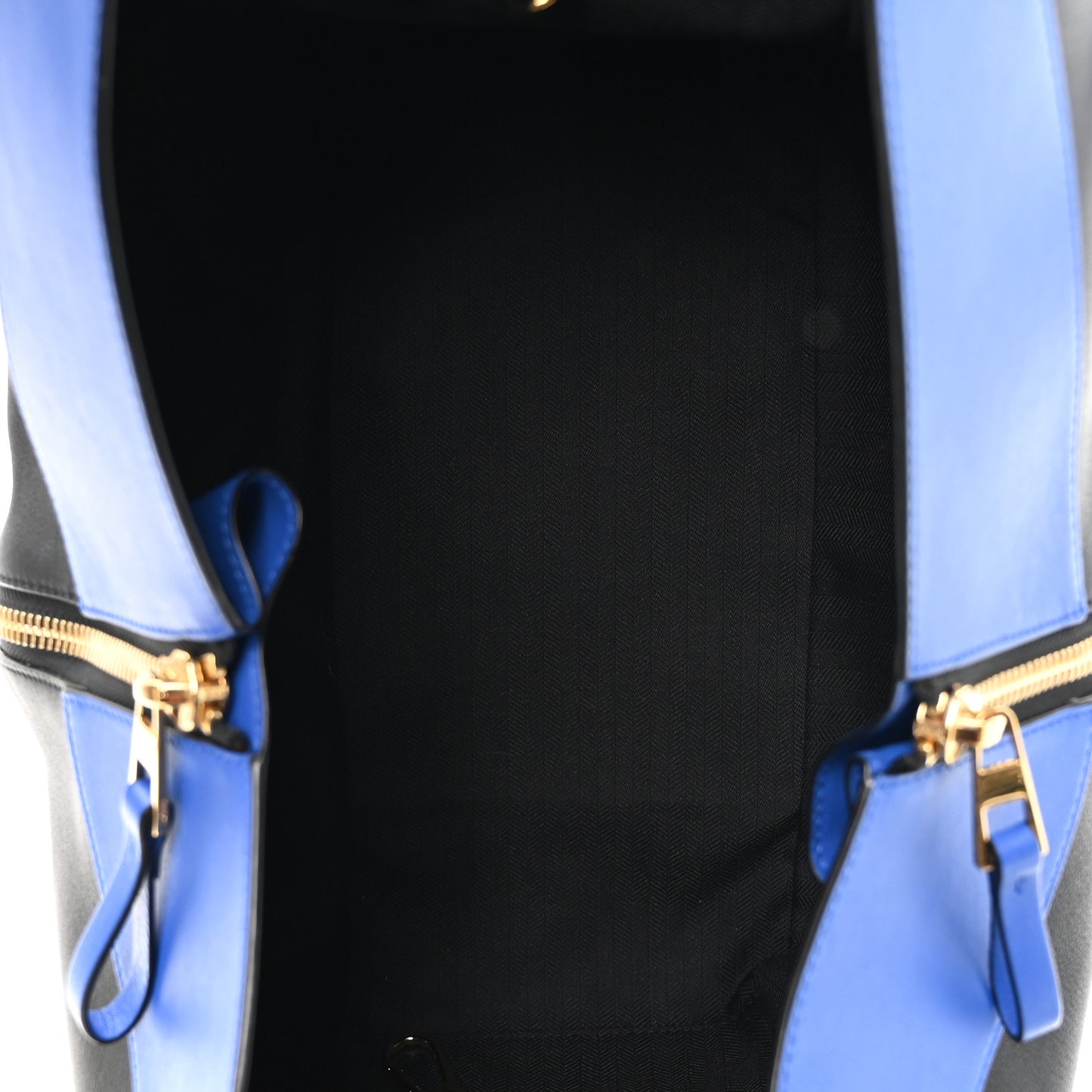 Calfskin Medium Hammock Shoulder Bag Electric Blue Black