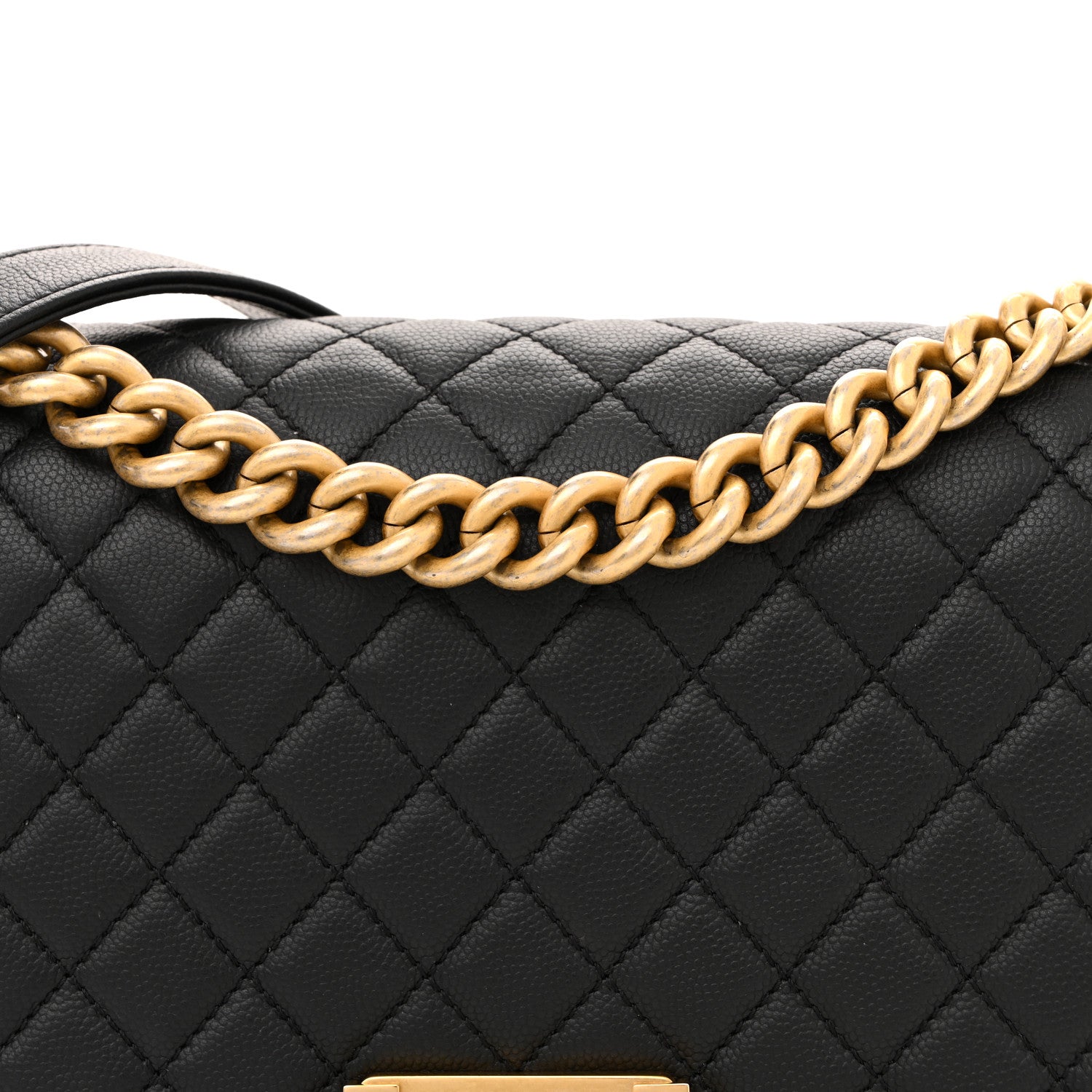 Chanel Caviar Quilted Medium Boy Flap Black 8 of 10