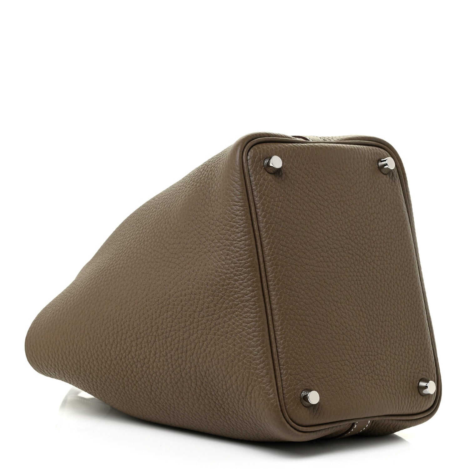 Hermes Taurillon Clemence Picotin Lock 18 PM Etoupe 3 of 9