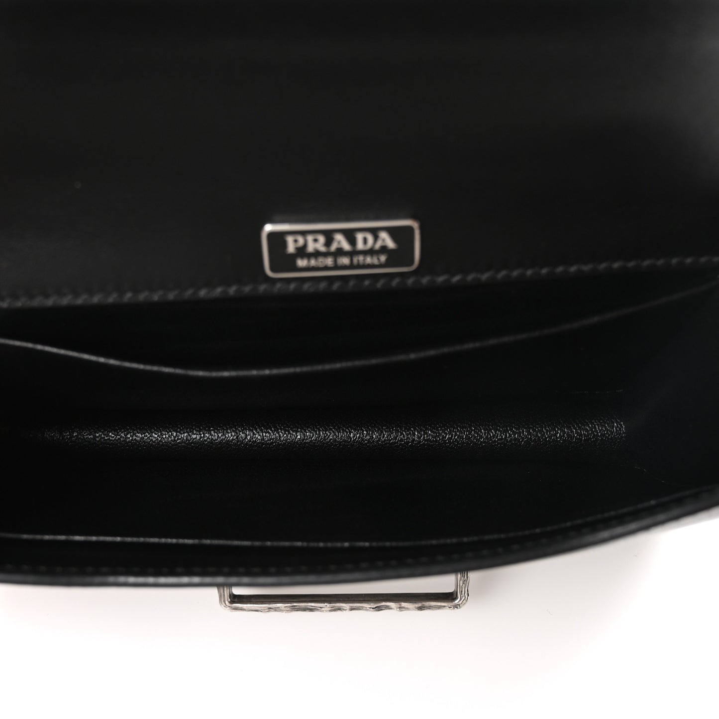 Crystal City Calf Saffiano Cahier Shoulder Bag Black