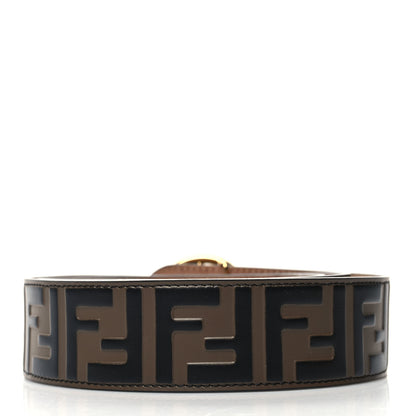 Fendi Vitello F is Fendi Bi-Color FF 1974 Embossed Belt 95 38 Maya Black 2 of 6