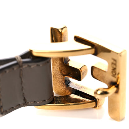 Fendi Vitello King FF 2CM Belt 85 34 Grey 8 of 8