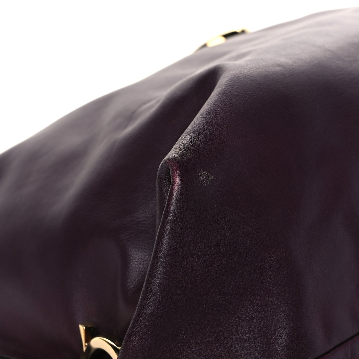 Calfskin Fanisa Gancini Hobo Plum