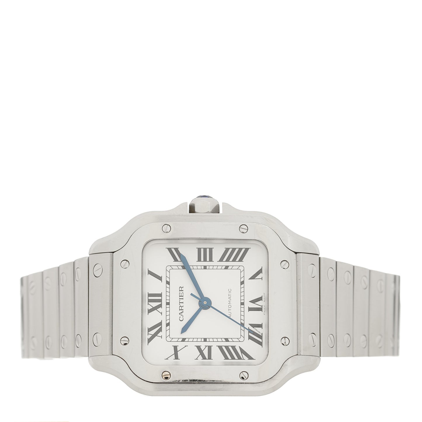 Stainless Steel 35mm Santos de Cartier Automatic Watch