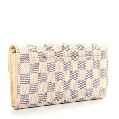 Louis Vuitton Damier Azur Sarah Wallet NM 3 of 8
