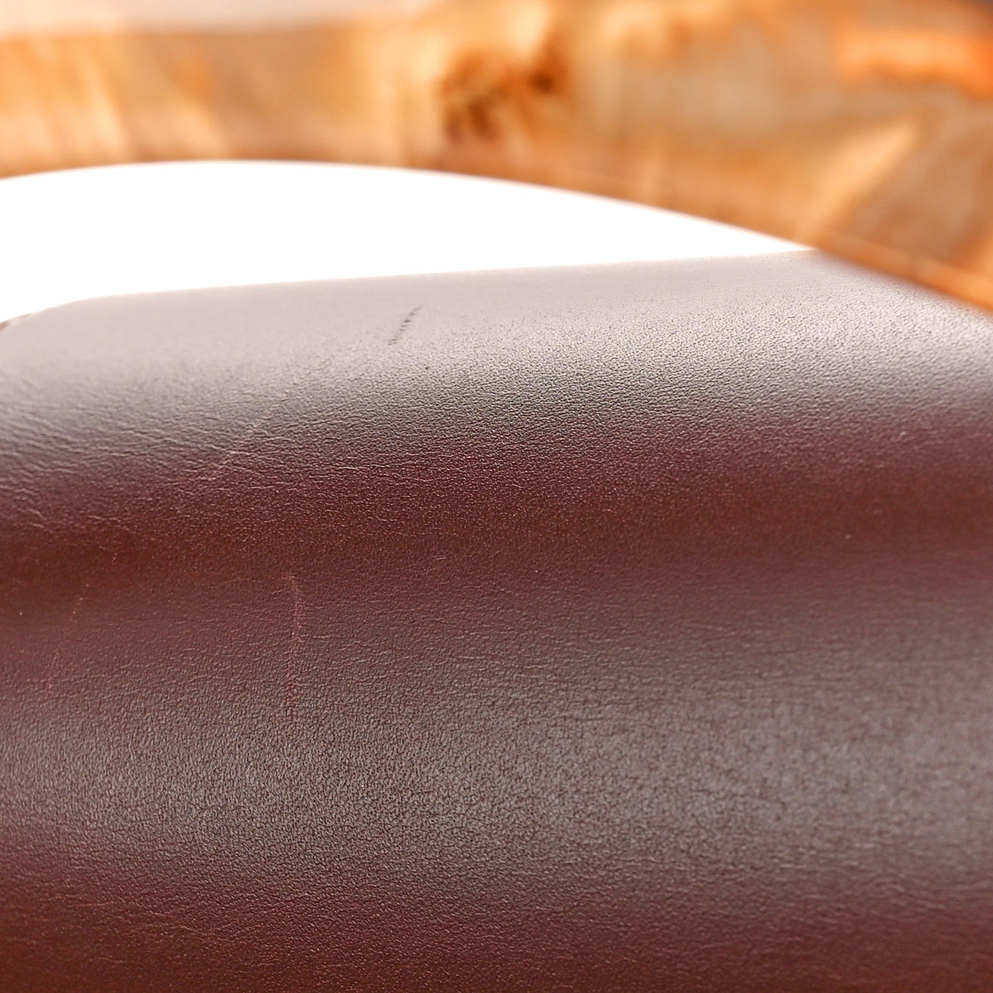 Calfskin Resin Capucines BB Smoked Tan