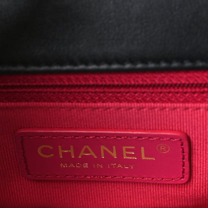Chanel Lambskin Quilted Small Chain Flap Black 6 of 9