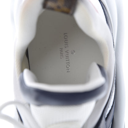 Louis Vuitton Calfskin Technical Nylon LV Archlight Sneaker 41 White Blue Pink 7 of 7