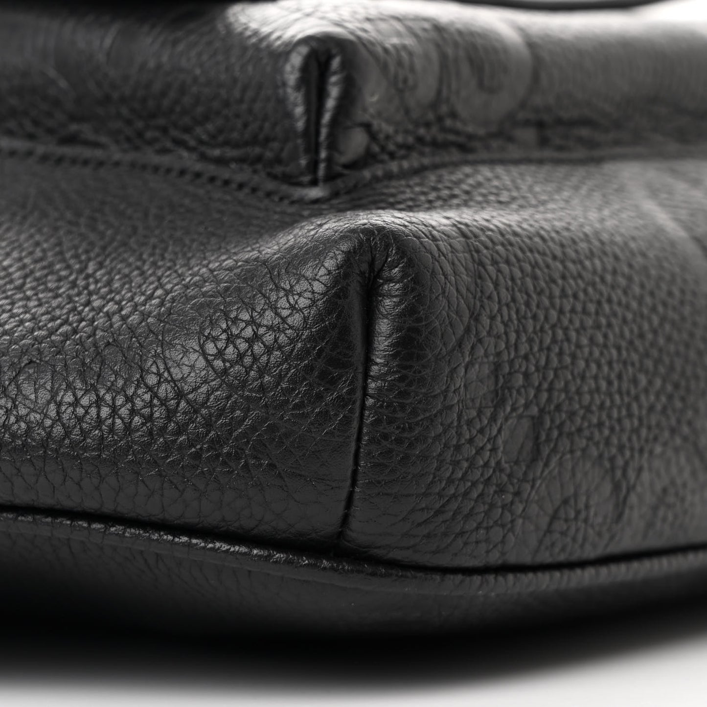 Calfskin GG Tennis Embossed Pocket Belt Bag Black