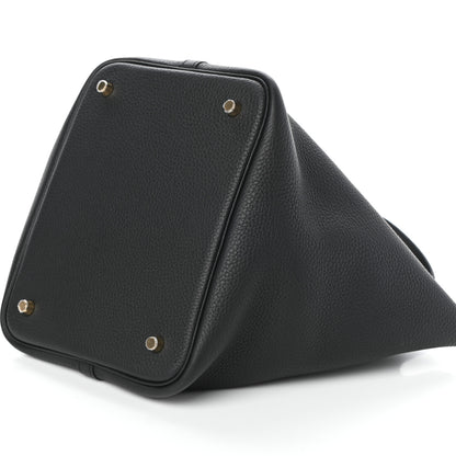 Hermes Taurillon Clemence Picotin Lock 22 MM Black 10 of 10