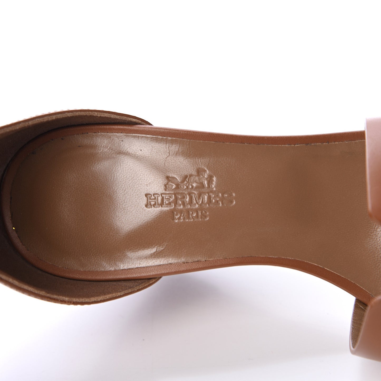 Calfskin Legend Wedge Sandals 37 Gold